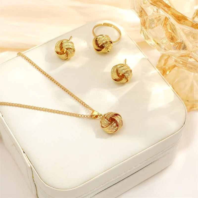 Twist Knot Jewelry Set